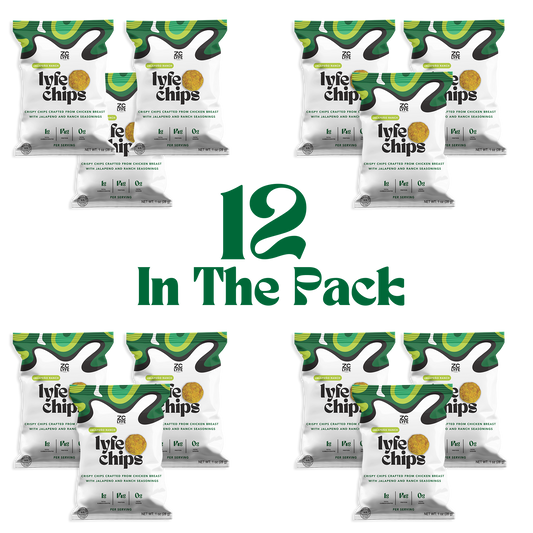 100% Chicken Breasts Jalapeno Ranch Chips - 14G Protein