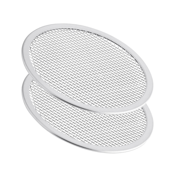2 Aluminum Pizza Screens