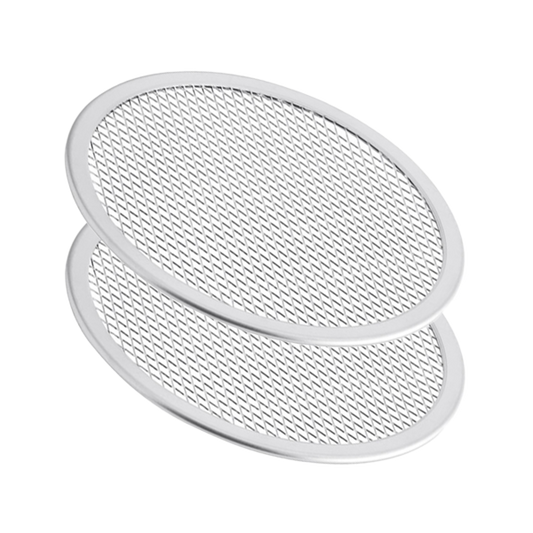 2 Aluminum Pizza Screens