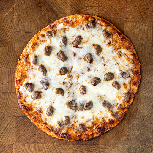 6 Low Carb, High Protein Beef Topping Pizza - 100% Chicken Crust