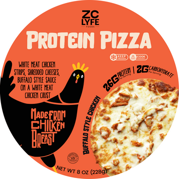 One Buffalo Style Chicken Pizza - 10 Inch