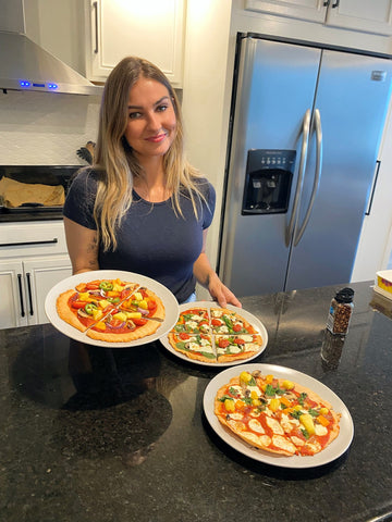 Pineapple Veggie Pizza by Claire Ballard