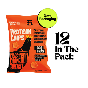 100% Chicken Breast BBQ Chips - 14G Protein