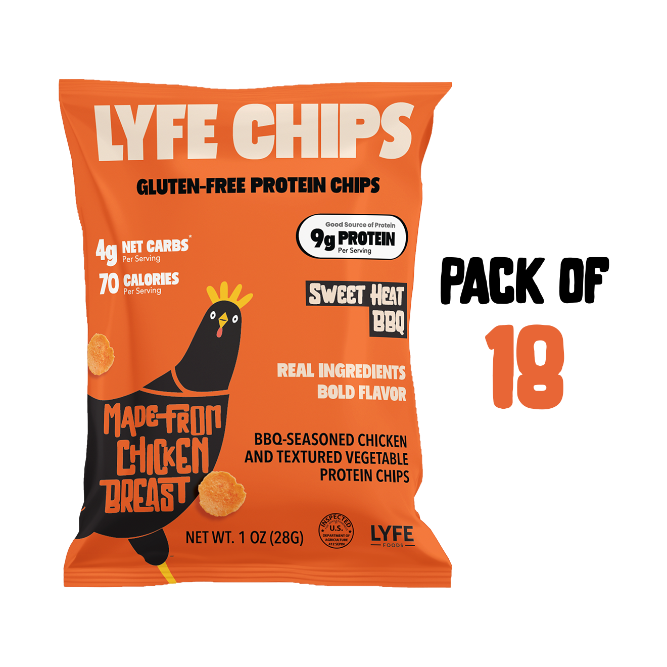 Sweet Heat BBQ Chips - ZeroCarb LYFE