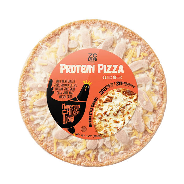 6 Low Carb, High Protein Buffalo Style Chicken Pizza - 100