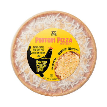 6 Low Carb, High Protein Cheese Pizza - 100% Chicken Crust
