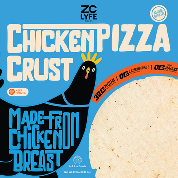 ZeroCarb Pizza Crusts - 32g protein - 100% Chicken breast