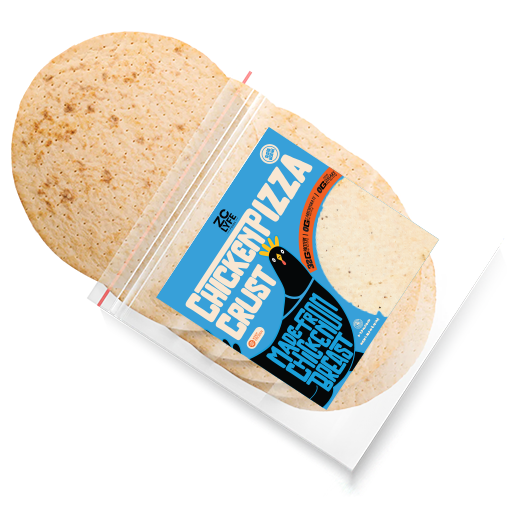 ZeroCarb Pizza Crusts - 37g protein - 100% Chicken breast