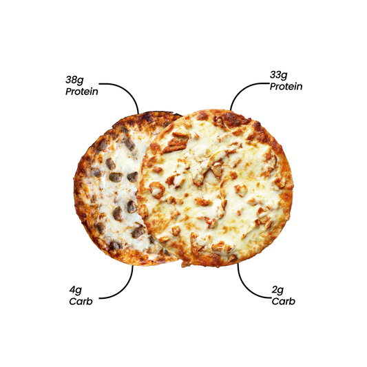 Low Carb, High Protein Pizza - 100% Chicken Crust - Bundle of 4 Pizzas